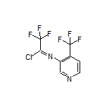 2,2,2-Trifluoro-N-[4-(trifluoromethyl)-3-pyridyl]acetimidoyl Chloride