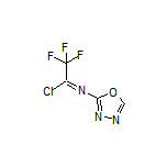 2,2,2-Trifluoro-N-(1,3,4-oxadiazol-2-yl)acetimidoyl Chloride