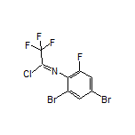 N-(2,4-Dibromo-6-fluorophenyl)-2,2,2-trifluoroacetimidoyl Chloride