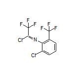 N-[2-Chloro-6-(trifluoromethyl)phenyl]-2,2,2-trifluoroacetimidoyl Chloride