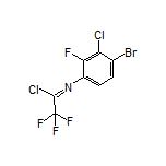 N-(4-Bromo-3-chloro-2-fluorophenyl)-2,2,2-trifluoroacetimidoyl Chloride