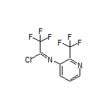 2,2,2-Trifluoro-N-[2-(trifluoromethyl)-3-pyridyl]acetimidoyl Chloride