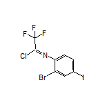 N-(2-Bromo-4-iodophenyl)-2,2,2-trifluoroacetimidoyl Chloride