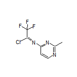 2,2,2-Trifluoro-N-(2-methyl-4-pyrimidinyl)acetimidoyl Chloride