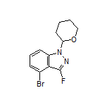 4-Bromo-3-fluoro-1-(tetrahydro-2H-pyran-2-yl)-1H-indazole