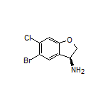 (S)-5-Bromo-6-chloro-2,3-dihydrobenzofuran-3-amine