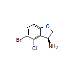 (S)-5-Bromo-4-chloro-2,3-dihydrobenzofuran-3-amine