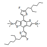 [4,8-Bis[5-(2-ethylhexyl)-4-fluorothiophen-2-yl]benzo[1,2-b:4,5-b’]dithiophene-2,6-diyl]bis(trimethylstannane)