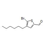 5-Bromo-4-hexylthiophene-2-carbaldehyde