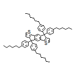 4,4,9,9-Tetrakis(4-hexylphenyl)-4,9-dihydro-s-indaceno[1,2-b:5,6-b’]dithiophene