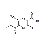 5-Cyano-6-(ethylsulfinyl)-2-oxo-1,2-dihydropyridine-3-carboxylic Acid