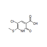 5-Chloro-6-(methylthio)-2-oxo-1,2-dihydropyridine-3-carboxylic Acid