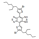 4,8-Bis[5-bromo-4-(2-ethylhexyl)thiophen-2-yl]-1,3-dihydrobenzo[1,2-c:4,5-c’]bis([1,2,5]thiadiazole)