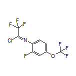 2,2,2-Trifluoro-N-[2-fluoro-4-(trifluoromethoxy)phenyl]acetimidoyl Chloride