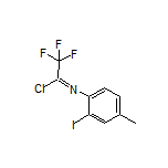 2,2,2-Trifluoro-N-(2-iodo-4-methylphenyl)acetimidoyl Chloride