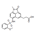 3-[6-(2-Methoxyphenylsulfonamido)-1-methyl-2-oxo-1,2-dihydrobenzo[cd]indol-4-yl]propanoic Acid