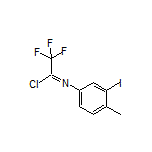 2,2,2-Trifluoro-N-(3-iodo-4-methylphenyl)acetimidoyl Chloride