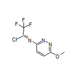 2,2,2-Trifluoro-N-(6-methoxy-3-pyridazinyl)acetimidoyl Chloride