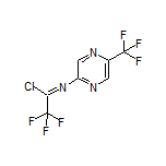 2,2,2-Trifluoro-N-[5-(trifluoromethyl)-2-pyrazinyl]acetimidoyl Chloride