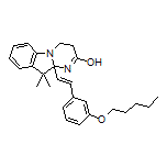 (E)-10,10-Dimethyl-10a-[3-(pentyloxy)styryl]-3,4,10,10a-tetrahydropyrimido[1,2-a]indol-2-ol