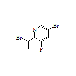 5-Bromo-2-(1-bromovinyl)-3-fluoropyridine