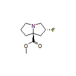 Methyl (2R,7aS)-2-Fluorohexahydro-1H-pyrrolizine-7a-carboxylate