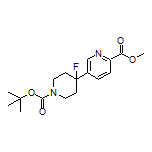 Methyl 5-(1-Boc-4-fluoro-4-piperidyl)pyridine-2-carboxylate