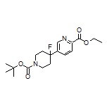 Ethyl 5-(1-Boc-4-fluoro-4-piperidyl)pyridine-2-carboxylate