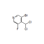 3-Bromo-4-(dichloromethyl)-5-fluoropyridine