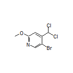 5-Bromo-4-(dichloromethyl)-2-methoxypyridine