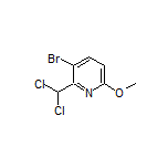 3-Bromo-2-(dichloromethyl)-6-methoxypyridine