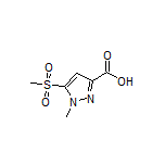 1-Methyl-5-(methylsulfonyl)-1H-pyrazole-3-carboxylic Acid