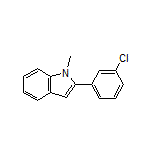 2-(3-Chlorophenyl)-1-methylindole