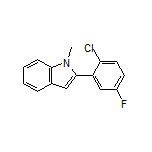 2-(2-Chloro-5-fluorophenyl)-1-methylindole