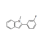 2-(3-Fluorophenyl)-1-methylindole