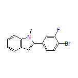 2-(4-Bromo-3-fluorophenyl)-1-methylindole