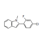 2-(4-Chloro-2-fluorophenyl)-1-methylindole