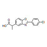 2-[2-(4-Chlorophenyl)-5-benzoxazolyl]propanoic Acid