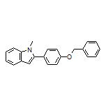 2-[4-(Benzyloxy)phenyl]-1-methylindole