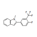 2-[4-Fluoro-3-(trifluoromethyl)phenyl]-1-methylindole