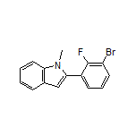 2-(3-Bromo-2-fluorophenyl)-1-methylindole