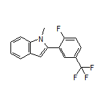 2-[2-Fluoro-5-(trifluoromethyl)phenyl]-1-methylindole