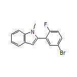 2-(5-Bromo-2-fluorophenyl)-1-methylindole