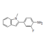 2-Fluoro-4-(1-methyl-2-indolyl)aniline