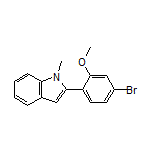 2-(4-Bromo-2-methoxyphenyl)-1-methylindole