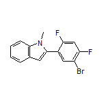 2-(5-Bromo-2,4-difluorophenyl)-1-methylindole