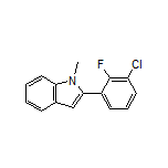 2-(3-Chloro-2-fluorophenyl)-1-methylindole