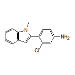 3-Chloro-4-(1-methyl-2-indolyl)aniline