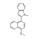 2-(4-Methoxy-1-naphthyl)-1-methylindole