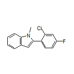 2-(2-Chloro-4-fluorophenyl)-1-methylindole